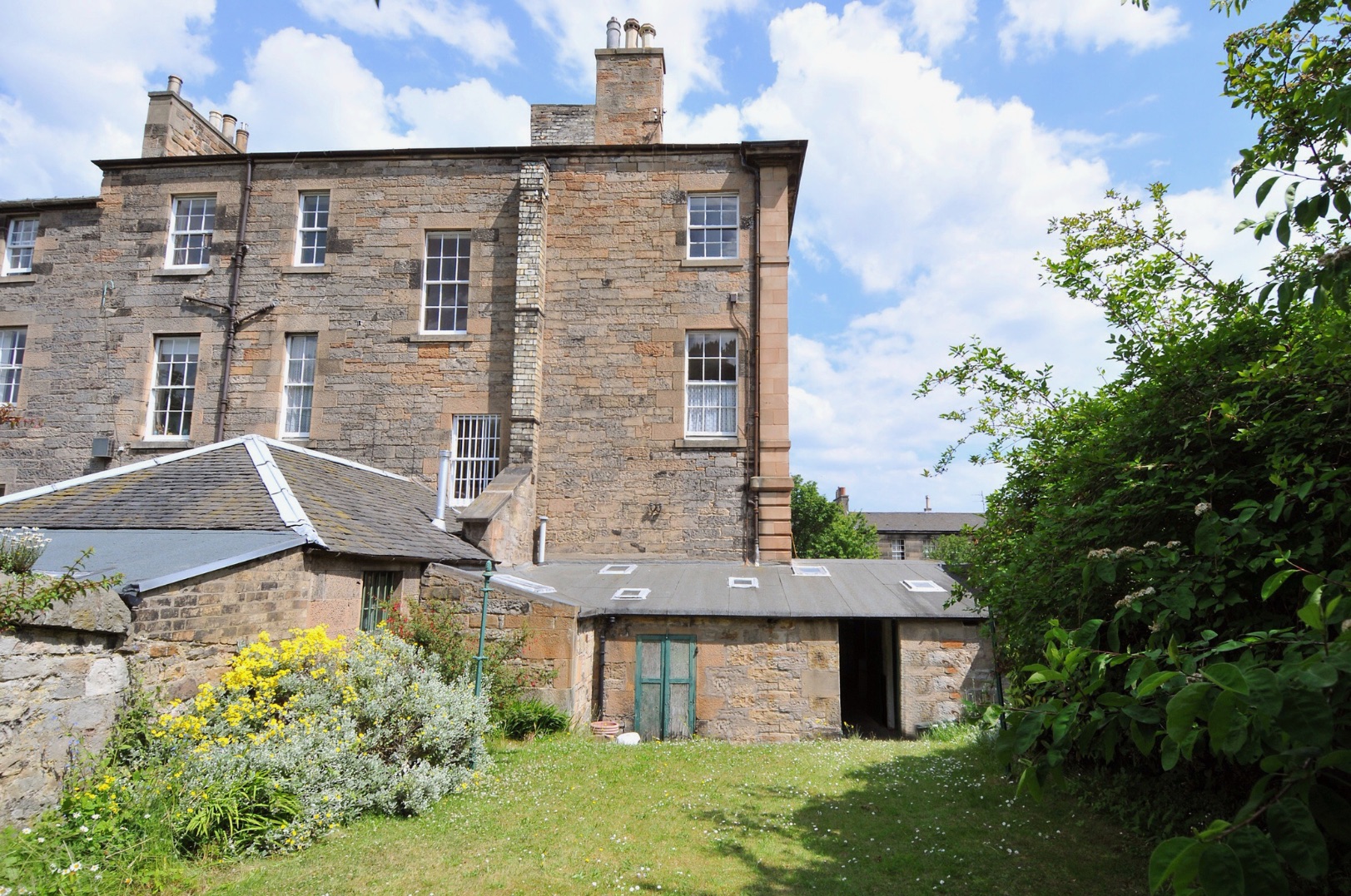 The original outbuilding before renovation
